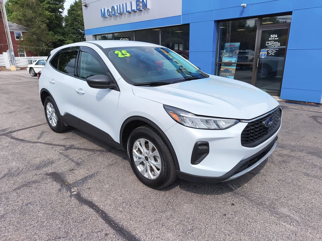 2025 Ford Escape Active in Silver — front three-quarter view