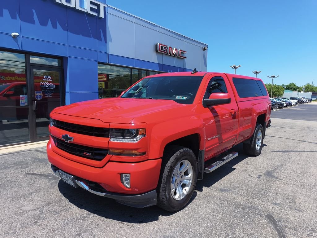 2018 Chevrolet Silverado 1500 — rear three-quarter view