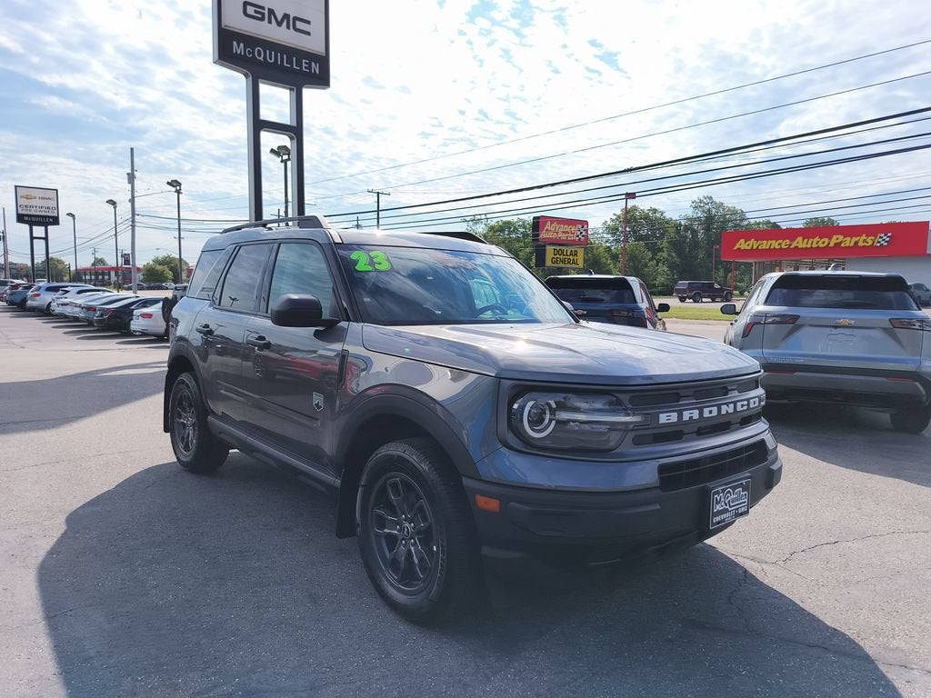 2023 Ford Bronco Sport Big Bend in Gray — front three-quarter view