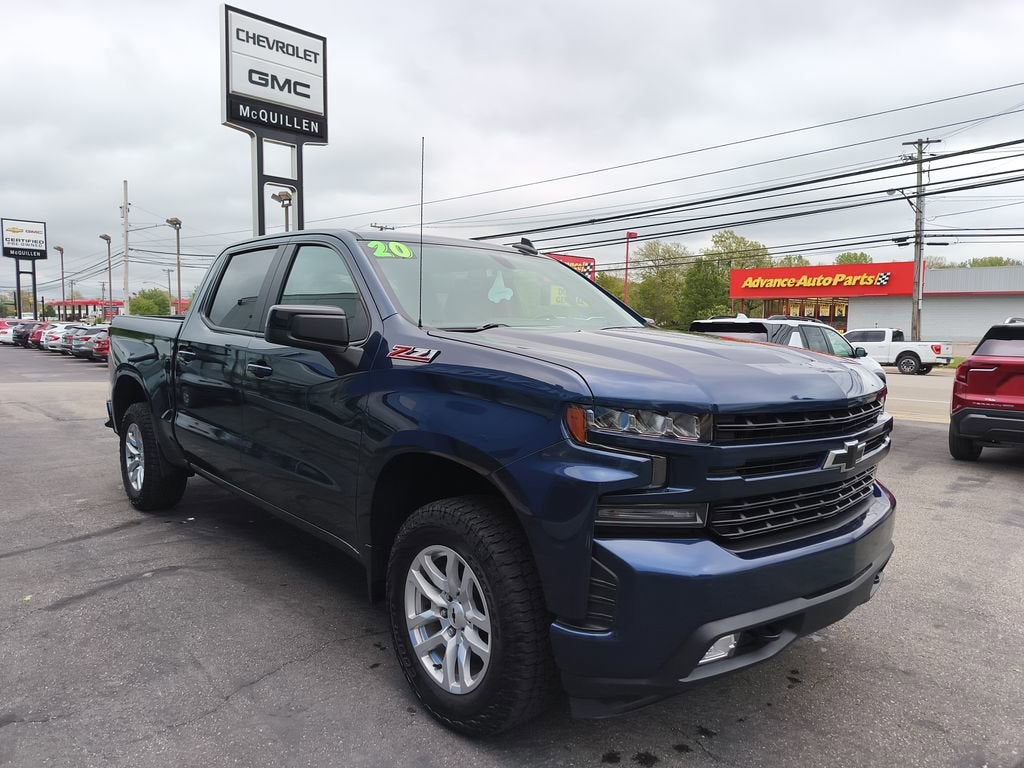 2020 Chevrolet Silverado 1500 RST in Northsky Blue Metallic — front three-quarter view